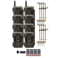 Stealth Cam 40MP Deceptor Max Cellular Trail Camera Bundle with Mounting Post, Card Reader & 32GB Memory Card (21 Items)