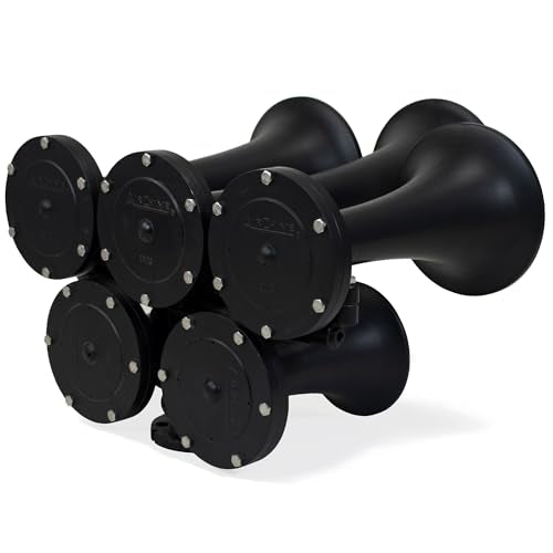 HornBlasters Nathan Airchime K5HA Train Horn Stealth Black