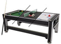 Triumph Sports 3-in-1 7' Rotating Swivel Multigame Table Black