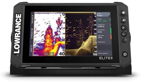 GPS City Lowrance Elite FS 9 Fish Finder Bundle with Active Imaging 3-in-1 Transducer and C-MAP Charts