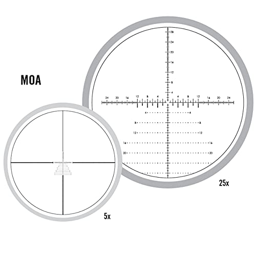Vortex Venom 5-25x56 First Focal Plane Riflescope with EBR-7C Reticle & Crossfire HD 1400 Laser Rangefinder Black & Green