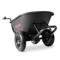 Chore Warrior Electric Wheelbarrow Utility Cart 350 lbs Capacity 6 Cu FT Black