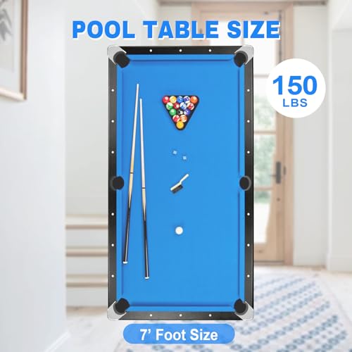 KEIKI Portable Billiards Table 84.3" with Accessories