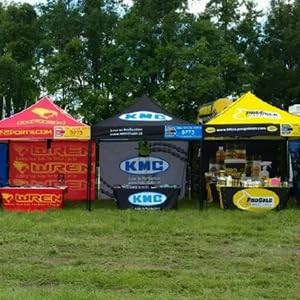 JJ'S PROMO Custom Event Tent 10x10 with Aluminum Frame Full