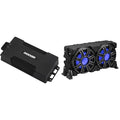 KICKER 10-Inch Loaded Marine Subwoofer with Passive Radiator & 48PXA6001 Amp Bundle