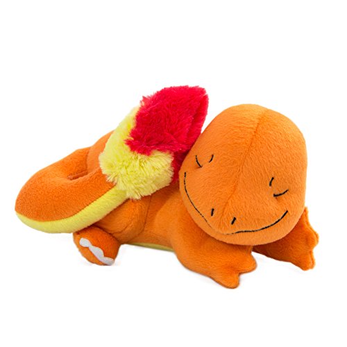 TOMY Pokémon Sleeping Charmander Plush Orange