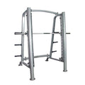 Fitness First Smith Machine with Olympic Weight Plate Storage Silver