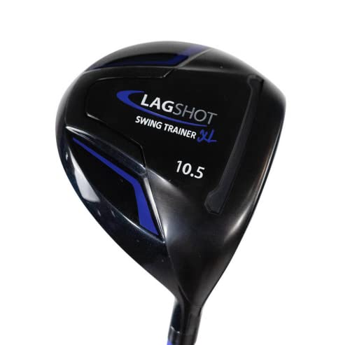 Lag Shot Golf XL Triple Threat Combo Trainer (Right Handed) Navy Blue Shaft