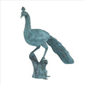 Design Toscano Pleasant Peacock Cast Bronze Garden Statue Verdigris
