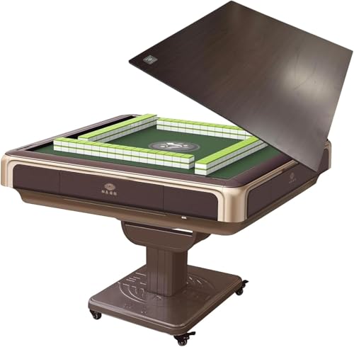 usamjtable Automatic Mahjong Table Pedestal Folding Style 44mm Large Tiles Green