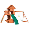 Backyard Discovery Woodland Cedar Playset Swing Set Brown