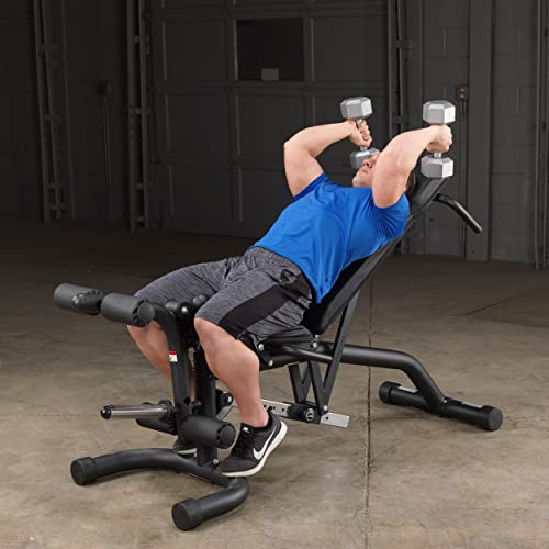 Body-Solid Adjustable Weight Bench Black