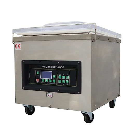 HQHAOTWU Commercial Vacuum Packaging Machine Stainless Steel Portable Sealer 17.7 Inch