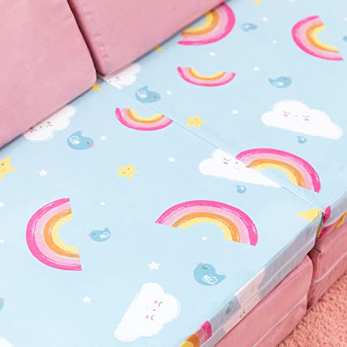 Jaxx Playscape Patterns Playset/Sofa Rainbows/Pink