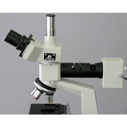 AmScope ME300T Trinocular Metallurgical Microscope 40X-400X Multicolor