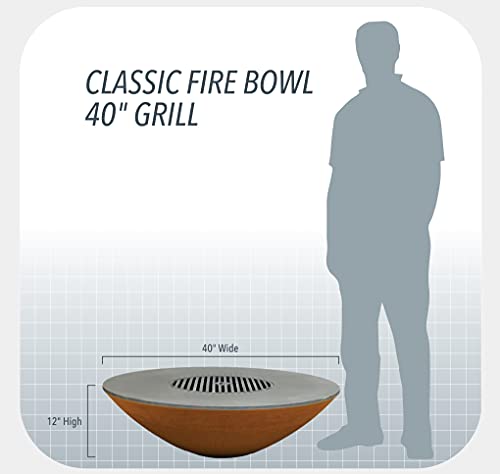 ARTEFLAME 40" Grill High Round Base with 5 Accessories