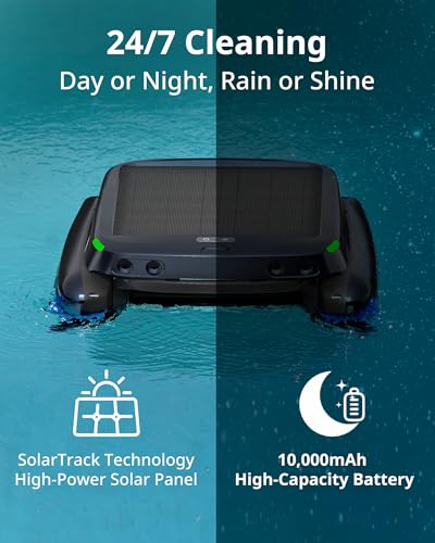 Beatbot iSkim Ultra Solar Pool Skimmer Robot Dark Blue