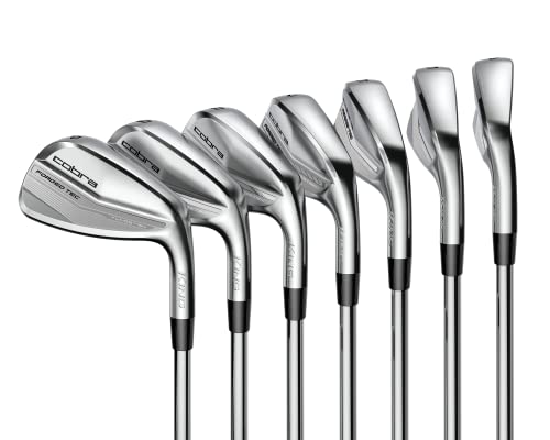 COBRA Golf 2022 King Forged Tec Iron Set Men's Right Hand Satin Chrome