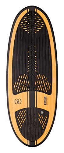 Ronix Koal Classic WakeSurf Longboard - Matte Black/Redwood