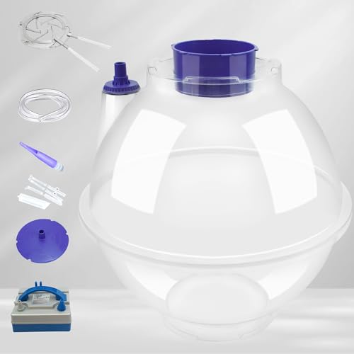 nLn Hope Balloon Stuffer Machine Kit with Flower Tube Set Purple Transparent