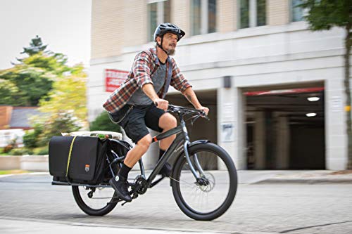 Mongoose Envoy Cargo Bike Grey 26-Inch Wheels 8-Speed Shimano Drivetrain
