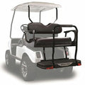 MADJAX Genesis 300 Aluminum Golf Cart Rear Flip Seat Kit for Club Car DS Black