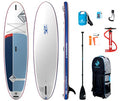 Boardworks SHUBU Sōlr Inflatable Stand-Up Paddle Board (iSUP) White/Grey/Blue