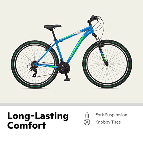 Schwinn High Timber Mountain Bike Blue/Green