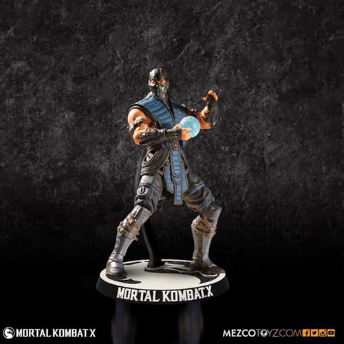 Mezco Mortal Kombat X 3.75" Action Figure: Sub-Zero Multi-colored