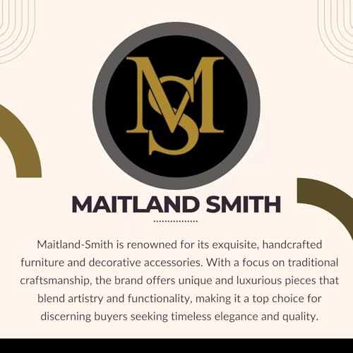 Maitland-Smith Miniature Chippendale Chairs Ornament Brass & Leather Multicolor
