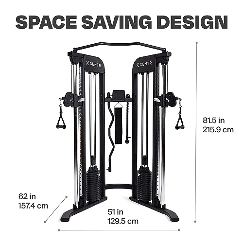 CENTR Centr 2 Home Gym Functional Trainer Black/Silver