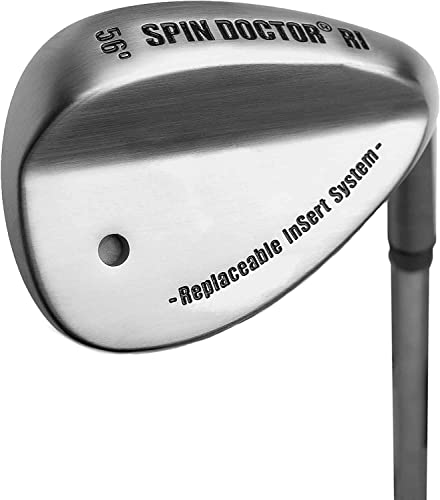 Spin Doctor 3 Club Scoring Set RI Golf Wedges 52° Pitching Wedge, 56° Sand Wedge, 60° Lob Wedge Silver
