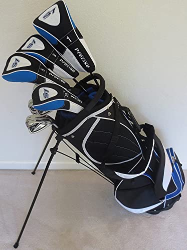 Power X Golf Men's Complete Golf Set Tall Custom Stiff Flex Blue White Black