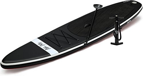 Retrospec Globetrotter 12' Inflatable Paddle Board Bundle Black/Red