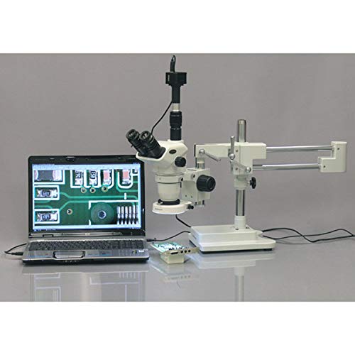 AmScope Professional Trinocular Stereo Zoom Microscope 2X-90X Magnification