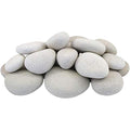 MARGO GARDEN PRODUCTS Rainforest Egg Rock Caribbean Beach Pebbles Super Sack White