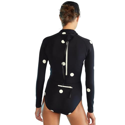 Cynthia Rowley Cruz Wetsuit Black and White Large