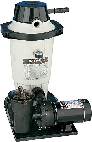 Hayward W3EC40C92S Perflex 1 HP Diatomaceous Earth Filter Pump System Gray