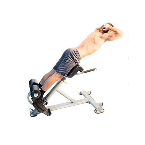 Ab Coaster Lumbar X 45-Degree Back Extension Bench Adjustable Black