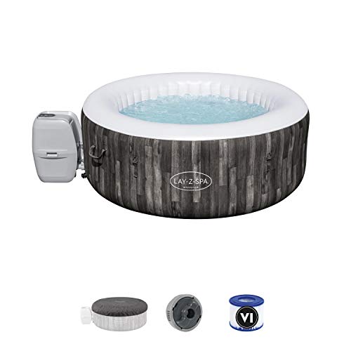 Inflatable Coleman SaluSpa Bahamas 4-Person Portable Hot Tub Blue
