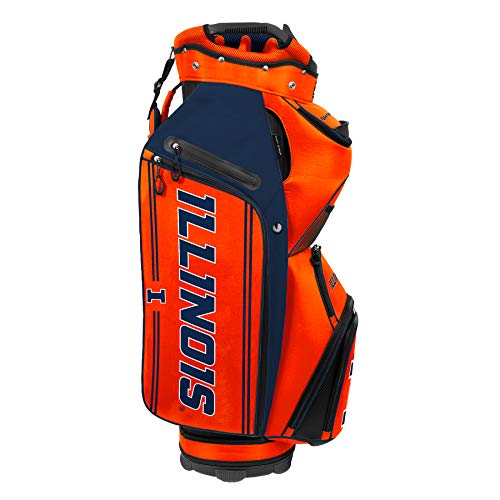 Team Effort Illinois Fighting Illini Bucket III Cooler Cart Golf Bag Blue