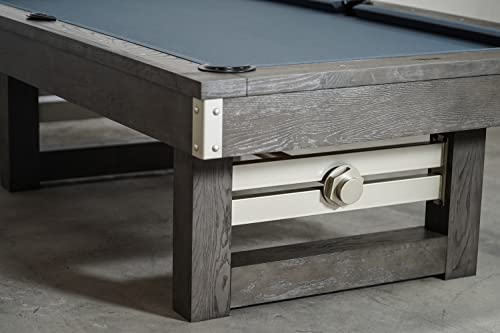 Empire USA Nixon Billiards - Bryant Slate Billiard Pool Table Grayson Grey (Metal Leg)