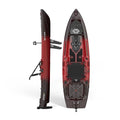 Vibe Makana 100 Fishing Kayak 10 Ft Lightweight with Storage Tsunami Red