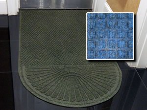 FloorGuard Heavy Duty All Purpose Entrance Mat Diamond 6' x 19' Blue