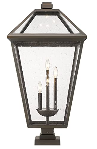 Z-Lite Talbot Outdoor Post 4-Light 240W Oil Rubbed Bronze
