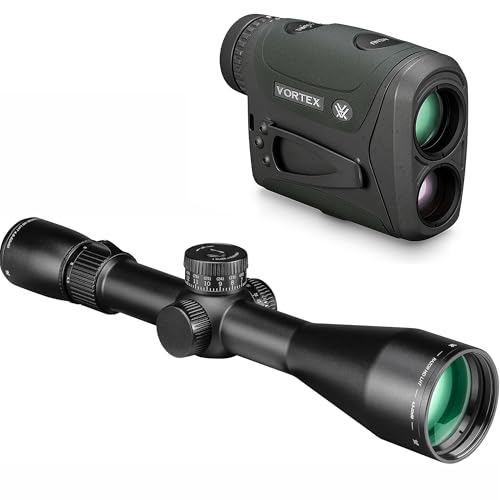 Vortex Optics Razor HD LHT 4.5-22x50 Riflescope with XLR-2 Reticle and Razor HD 4000 Laser Rangefinder Black & Green