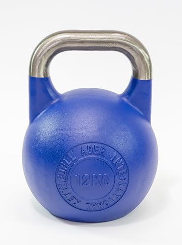 Ader Sporting Goods Pro-grade Int'l Kettlebell Set - 8-32kg (Pink, Blue, Yellow, Green, Orange, Purple, Red)