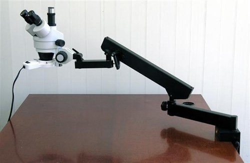 AmScope Digital Trinocular Stereo Zoom Microscope 7X-90X Clear