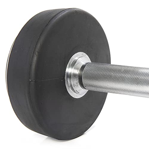 Power Systems ProStyle Round Rubber Dumbbell Pairs (70) Black