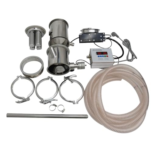 HayWHNKN Pneumatic Vacuum Feeding Machine with 4 Stainless Steel Filters 220V